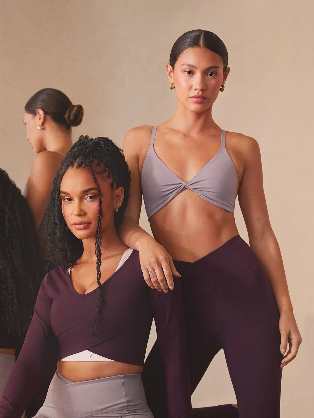 Crossover Long Sleeve Brown - Image 2